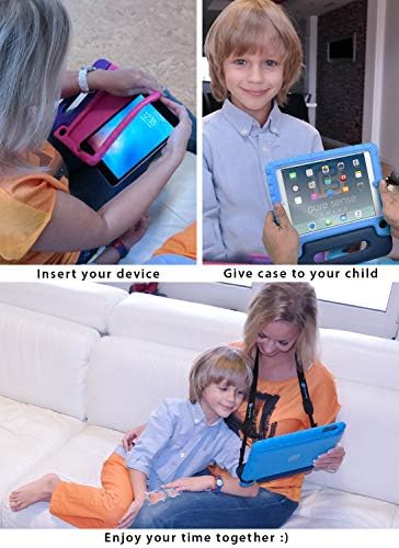 מארז ילדים אנטי-מיקרוביאלי של Sense Sense לשנת 2020/2018 iPad Pro 12.9 geneneration רביעי -3 | עמדת מקרה מחוספס, ידית, מגן מסך, רצועה